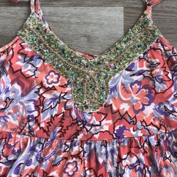 Vintage beaded free people dress - Picture 3 of 10